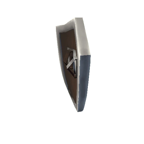 Lowpoly Stylized HeaterShield